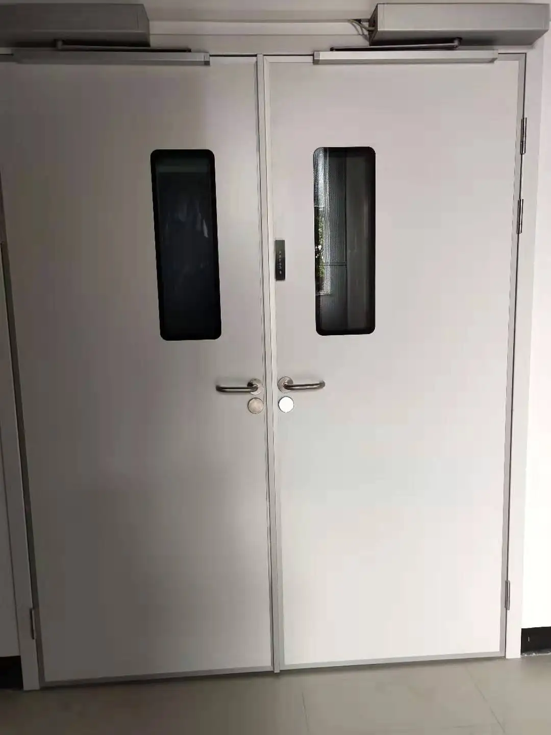 Automatic hospital double swing door operation room door for hospital