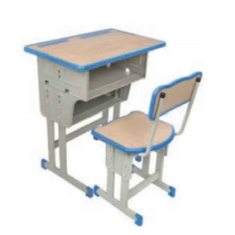 High Quality Wholesale Primary School Furniture Children Classroom Single Student Study Desk and Chair for Sale