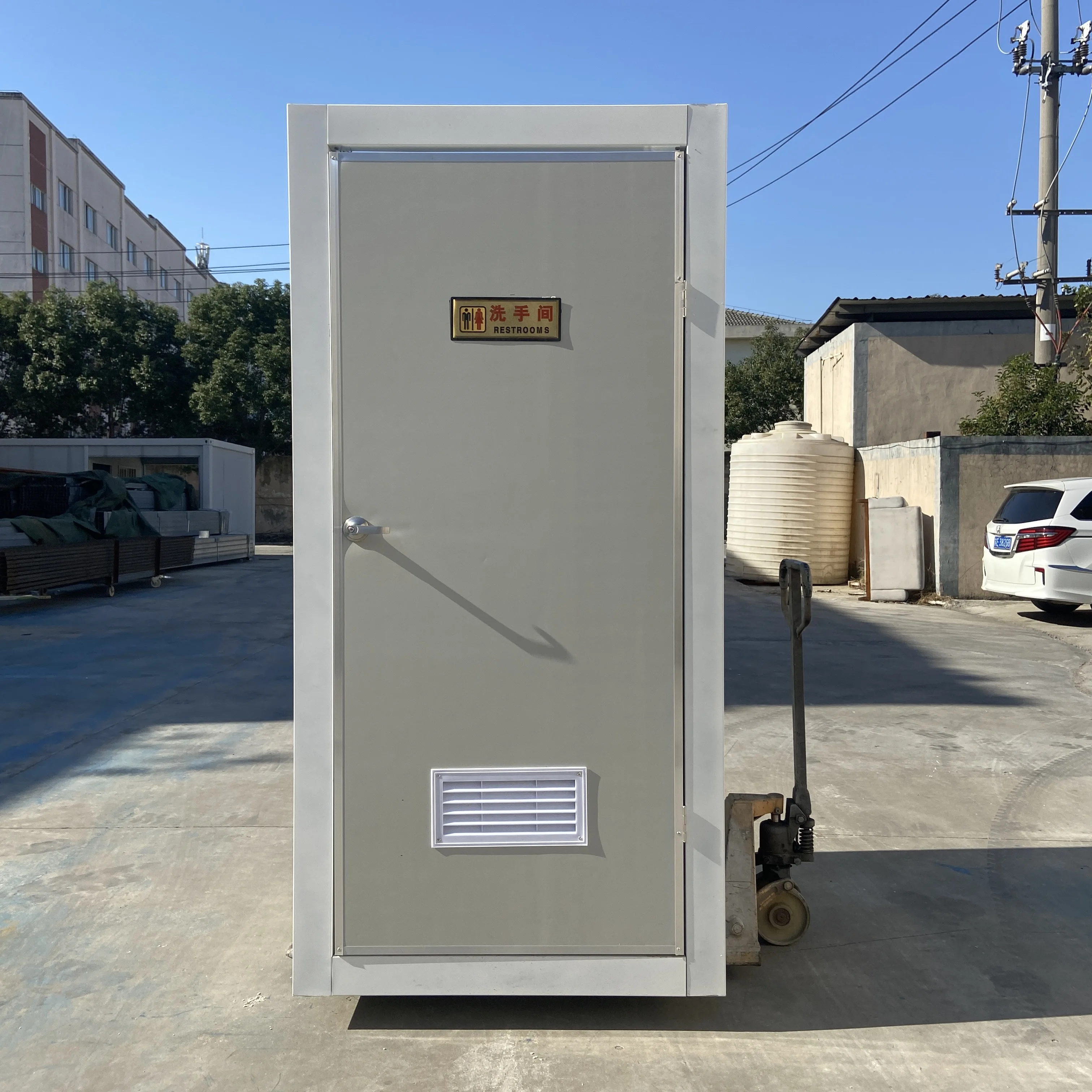 China Prefabricated prefab house portable toilet outdoor mobile chemical toilet ready to use