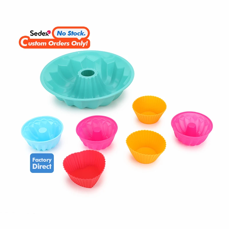 Household Silicone Baking Pan Cookie Oven Baking Tools Large Hollow Spiral Chiffon Cake Mold Pumpkin Silicone Mold