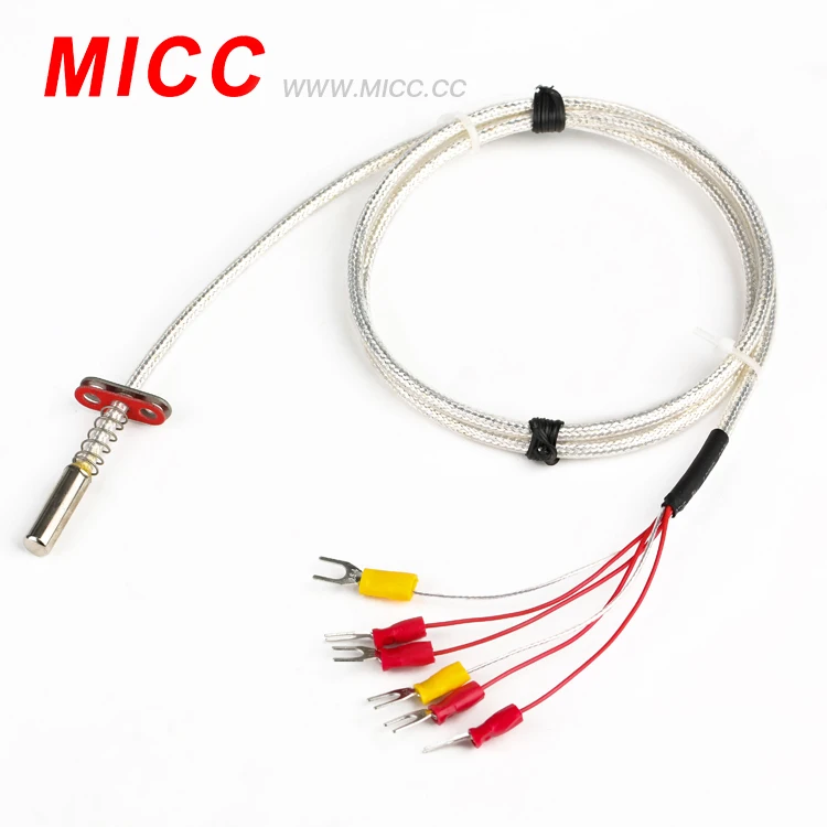 MICC M6 винтовой зонд типа K термопара с 2 м кабелем промышленного датчика