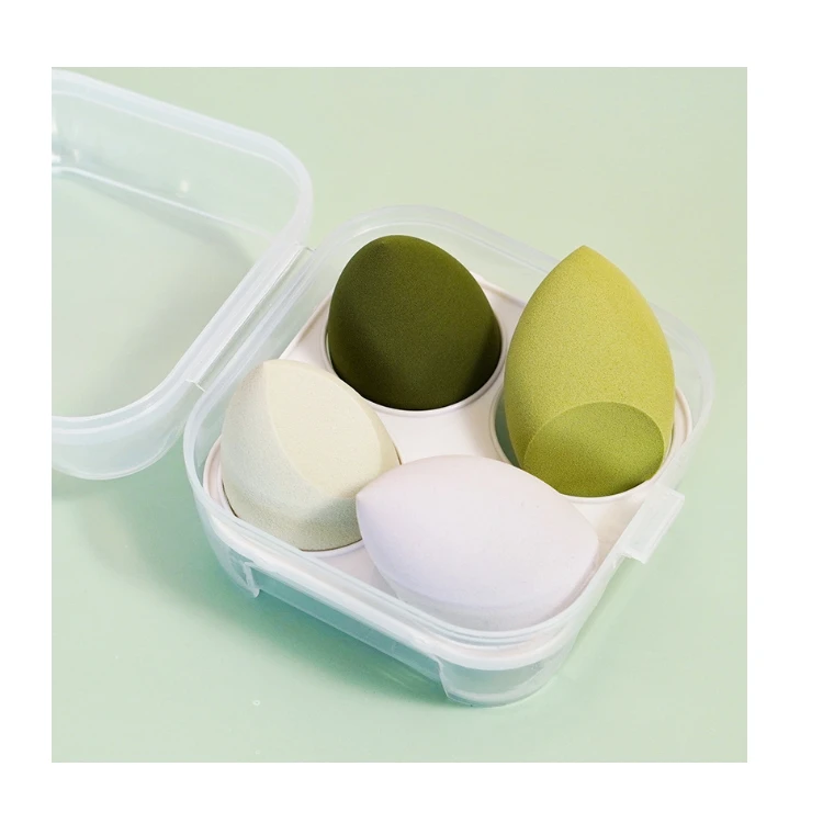 
packaging for makeup round blender set quality marshmallow with logo and box large pink 4 cosmetic makeup sponge 