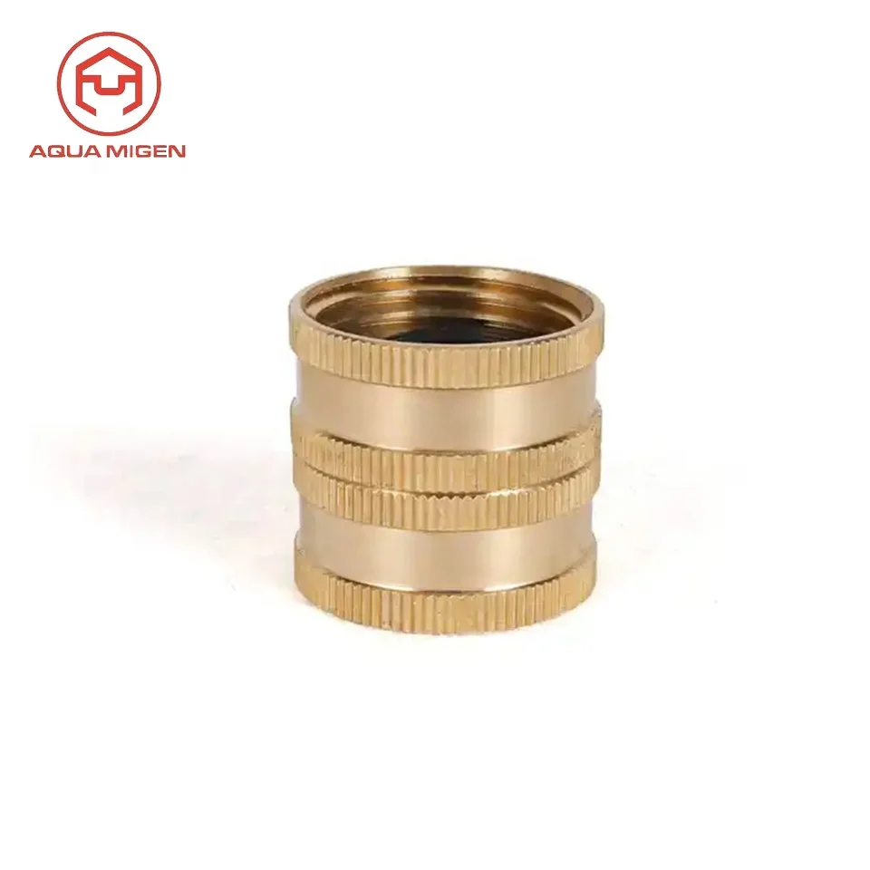 Garden 3/4 Brass Quick Coupling Tap Adaptor Hose Swivel Faucet Connector