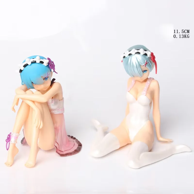 2 Colors Opp Bag Re Zero Kara Hajimeru Isekai Seikatsu Rem Collection Anime PVC Figure