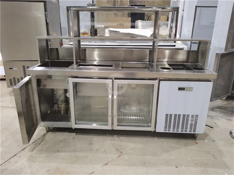 Commercial Automatic Bubble Tea Counter Popping Boba Set Milk Tea Workbench