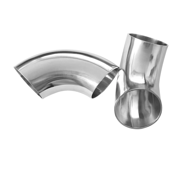 Customized Size 45 Degree Bend 316 201 304 409 Stainless Steel Pipe Fitting Seamless Ss Elbow