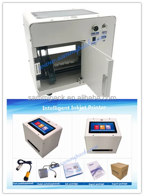 Настольный струйный принтер, кодирующая машина для бутылок, труб, пластиковой, деревянной бумаги