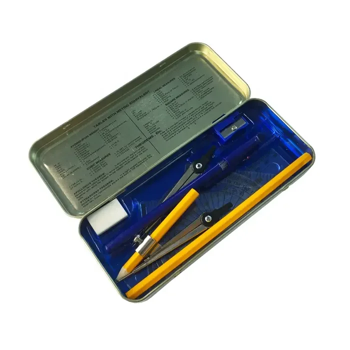 Bulk Cheap Mathematical Math Set Box Style 13 pcs Factory Price