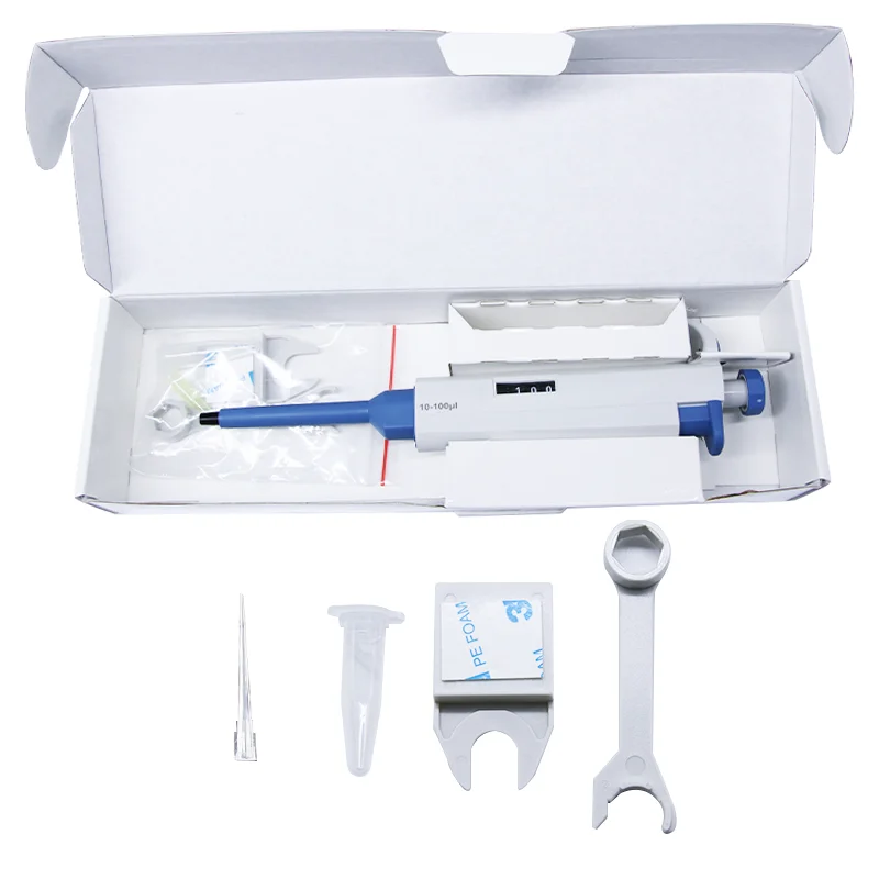 Механическая автоклавируемая пипетка 0 1 мкл ~ 10000 многофункциональная одноканальная Регулируемая