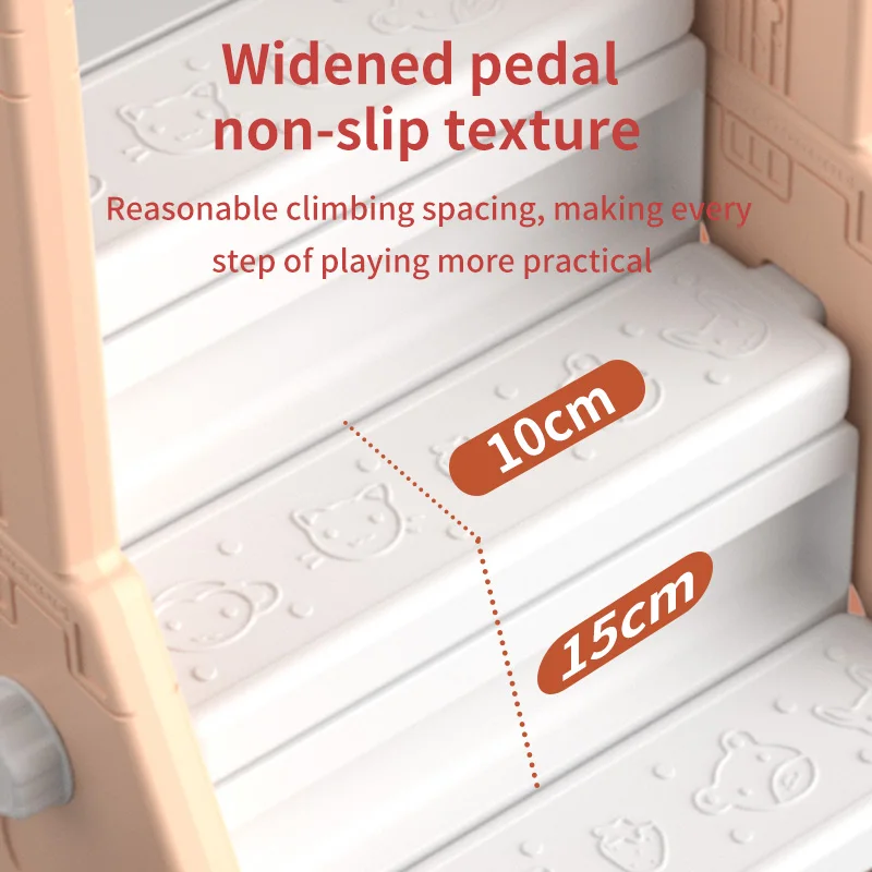 3 In 1 Mini Baby Toddler Kids Indoor Slide Toy Plastic Swing Set For Children