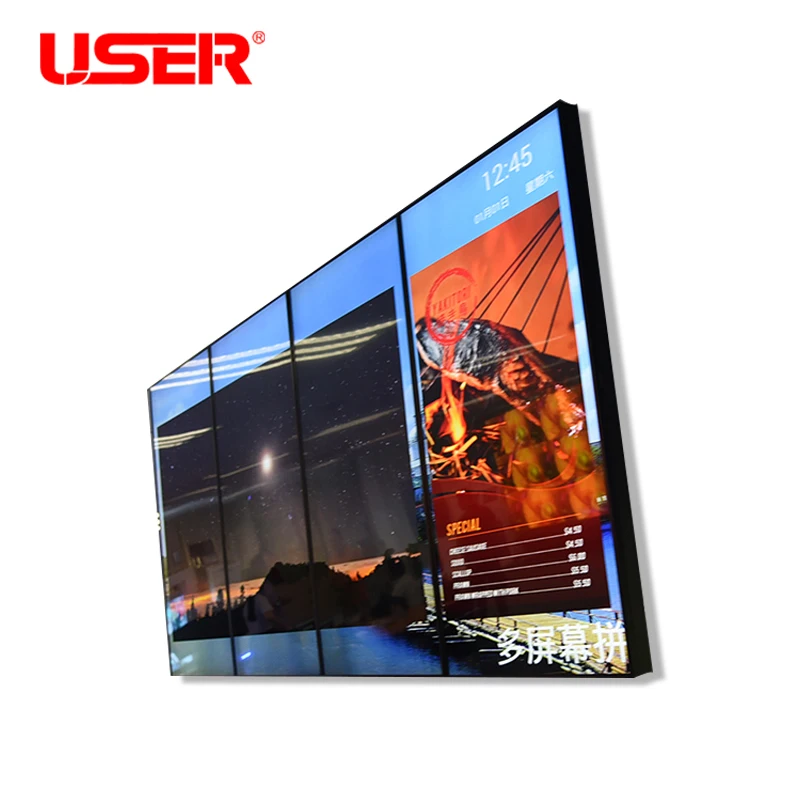 46 inches video wall screen, sharp image and crisp colors for perfect quality viewing