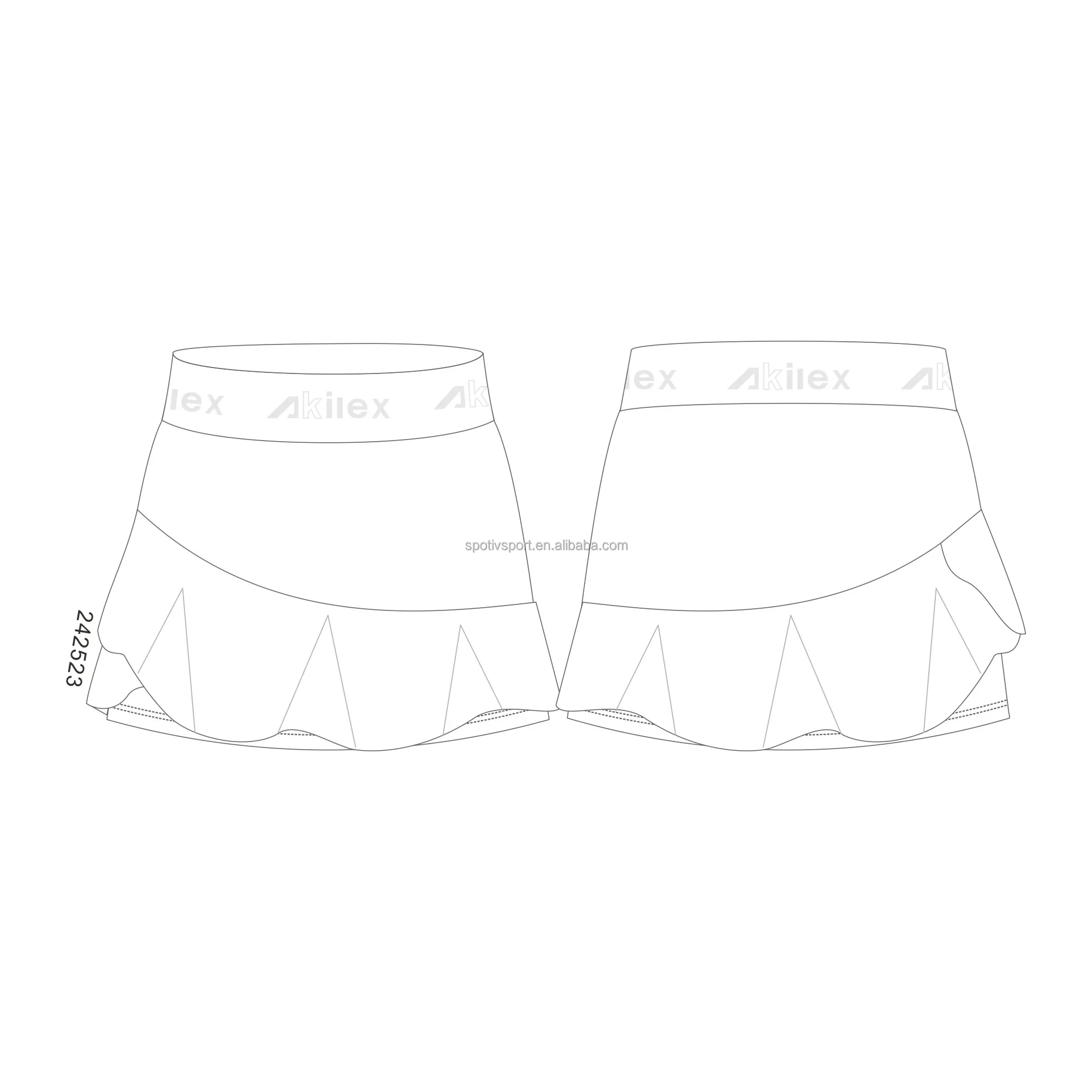 Factory Direct Wholesale Quick Dry Pickleball Skirts Workout Pickleball Skirt Tennis Short Pleated Skirt Women