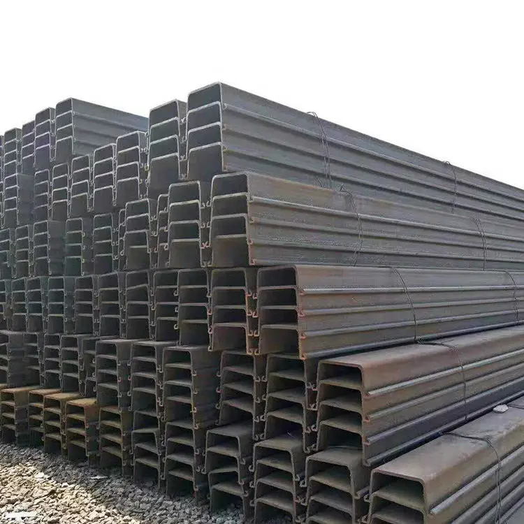Huaruitai SY295 Korea Larssen High Quality Product Good Resistance Steel Sheet Piles Wall