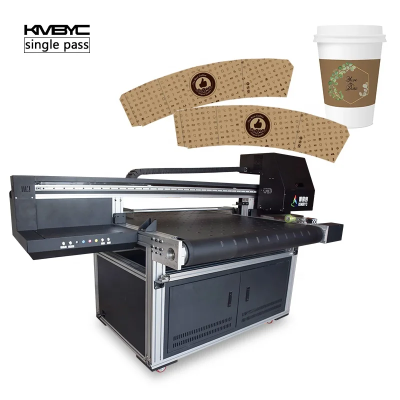 2022 Coffee Cup Holder Paper Sets Logo Printing Machine One Pass Printer Full Color