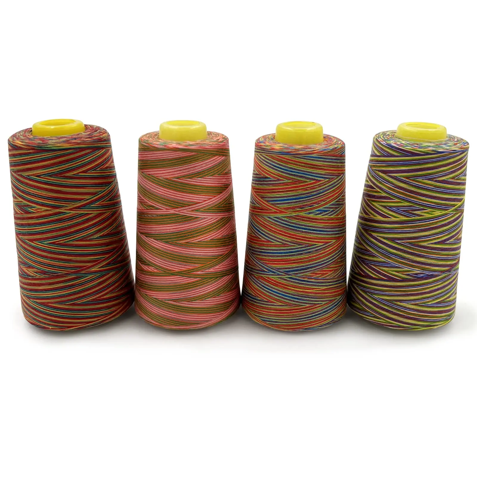 Rainbow Sewing Thread 20/2  20/3 Threads For Sewing rainbow multi color sewing thread