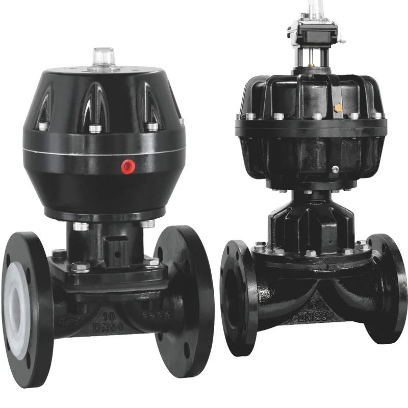 Type Rubber Pneumatic Actuated Diaphragm Valve With High Quality