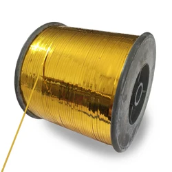 1/32 25u Anti-UV High Color Fastness M-Type Lurex Metallic Gold Yarn