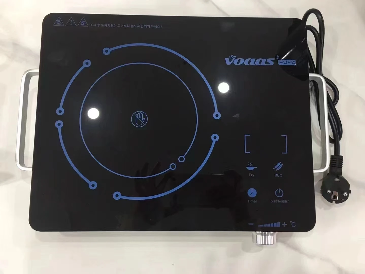 Hot sale 2200w single burner multifunctional  glass electric ceramic stove