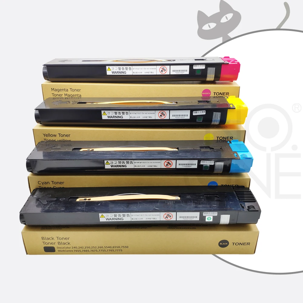 Совместимый картридж с тонером Xerox DC240 C240 006R01223 006R01226 006R01225 006R01224 для DocuColor 240 242 250 252 7655 7665 7675