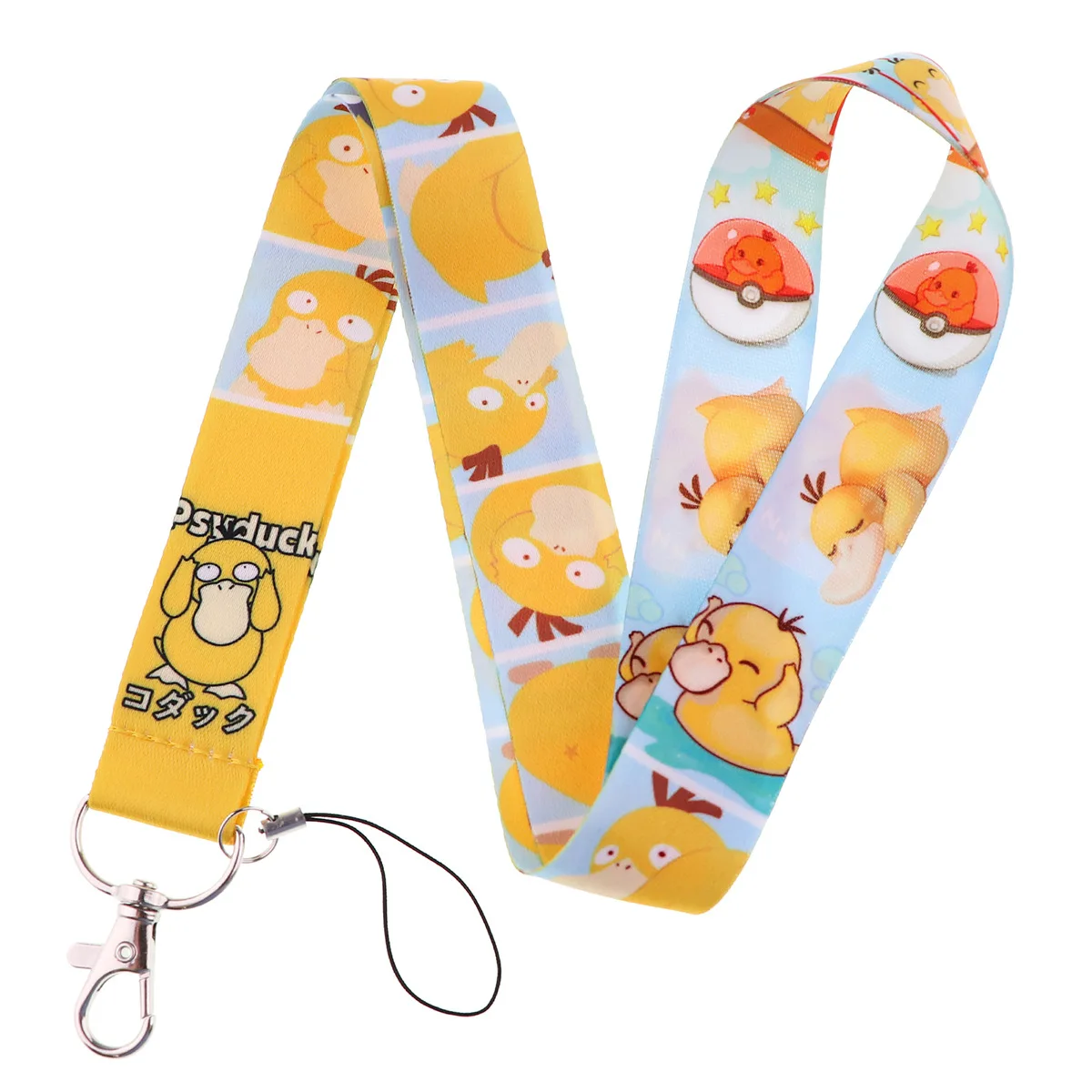 Cute cartoon character HP anime lanyard keychain with name badge card holder