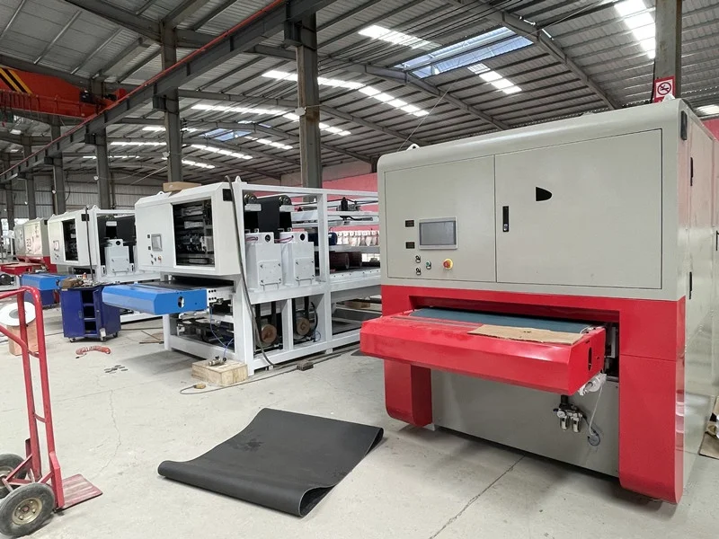 Efficient Stainless Steel Square Tubes Metal Rust Cleaning Belt Grinding Machine