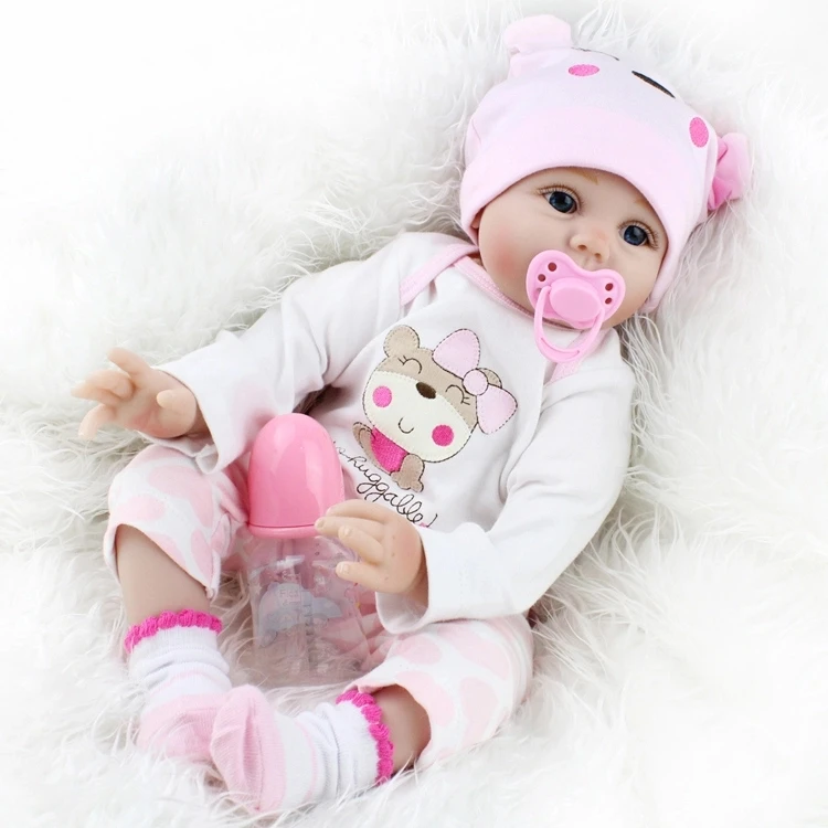 Wholesale christmas toys life like rubber newborn reborn baby doll for kids