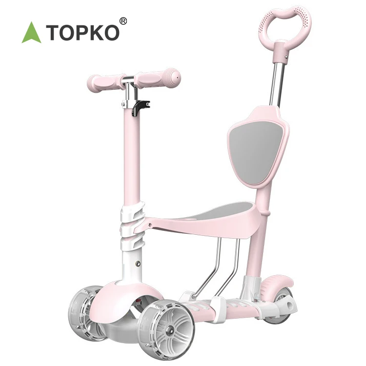 TOPKO Boys and Girls 5 in 1  kid scooter Multifunction for Kids Electric Scooter Mini Scooter