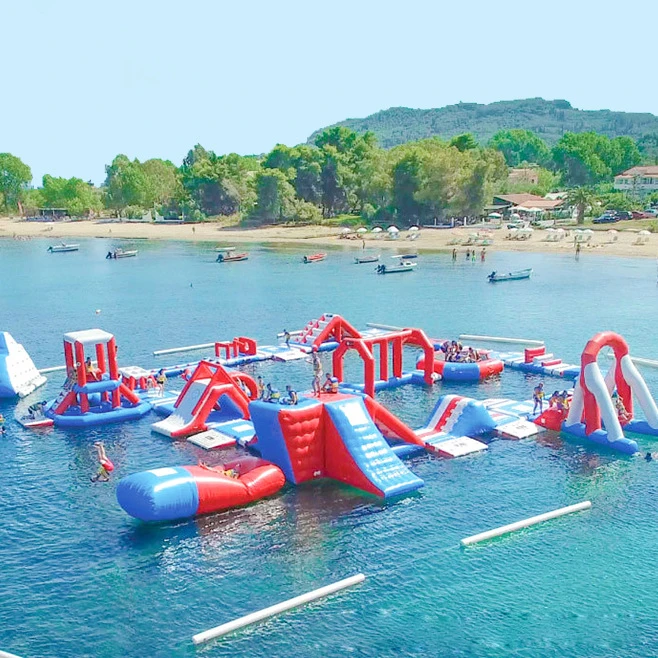 Commercial Inflatable Water Park with Water Slide and Pool Custom Inflatable Water Park Equipment for Kids and Adults