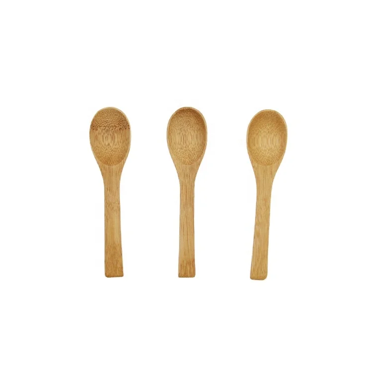 Eco-friendly Food Grade Mini Bamboo Wooden Spoon Tea Honey Spoon