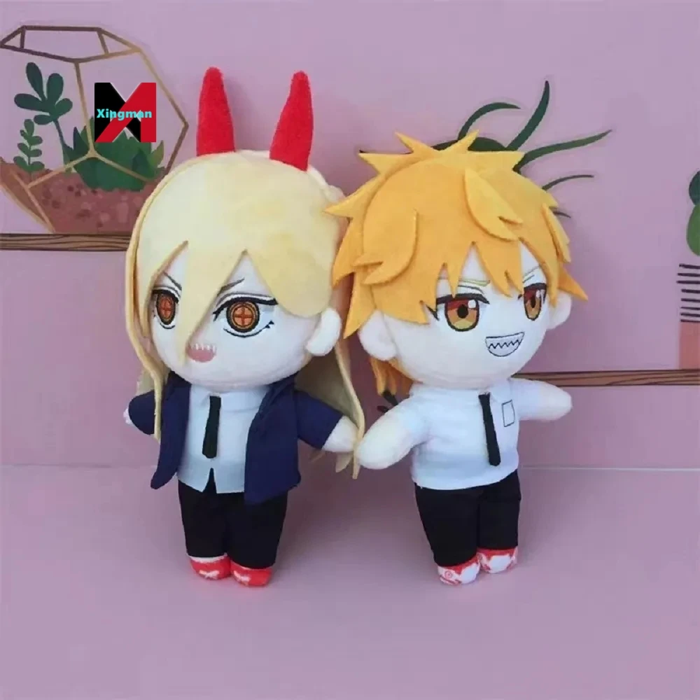 2023 NEW Chainsaw Man Makima Quanxi Denji Power Cute Anime plush stuffed animal toys Doll Kids Gift