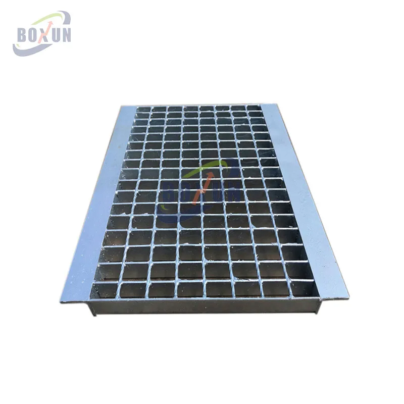 Factory Supply Hot Dipped Galvanized Metal Steel Grating with Rod Bar for Drainage Gutter Cover walkways
