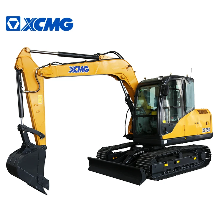 Новый гидравлический маленький гусеничный экскаватор XCMG XE75D 7 тонн цена