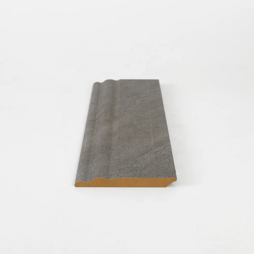 Modern Design MDF Skirting Line Customized White Solid Pine Wood Skirting Baseboard for Flooring Decoration Accessories