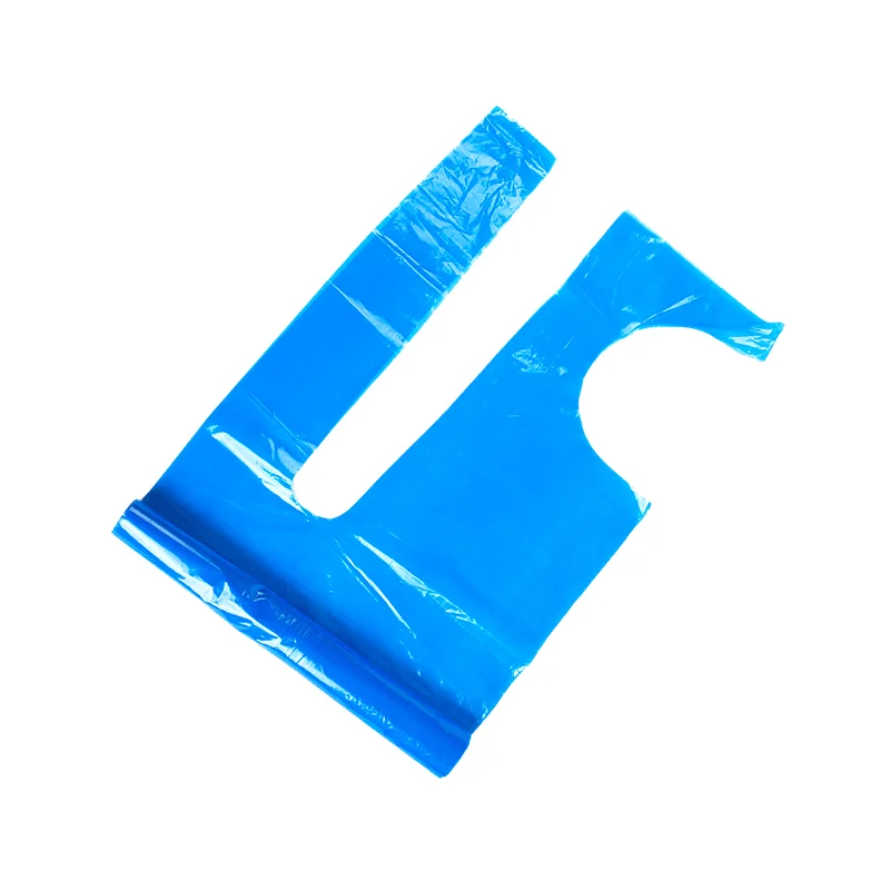 Custom print logo personalized cleaning uniform housekeeping pe cpe blank pinafore aprons waterproof for restaurants server