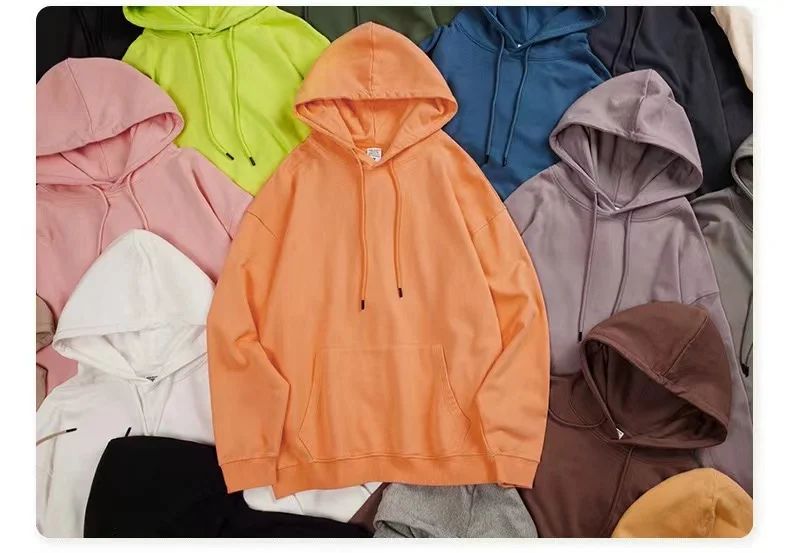 High Quality Cotton Oversize Hoodie StreetWear Thick Custom Plain Men Hoodie