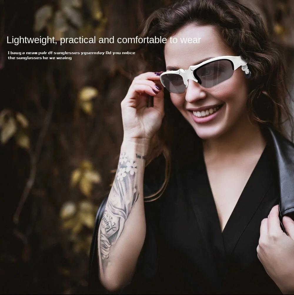 New sunglasses smart earphone driving headset smart sports glasses with headset 5.1 sunglasses
