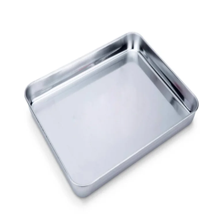 Non Toxic Toaster Oven Tray Pan Ovenware Healthy Bread Baking Sheet Cookie Sheet Set Stainless Steel Baking Pan Tray