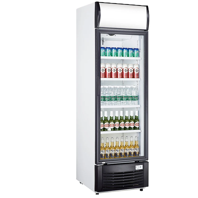 Single Glass Door Beverage Refrigerator Beer Refrigerator Commercial Refrigerator Display Cabinets Of The Latest Style