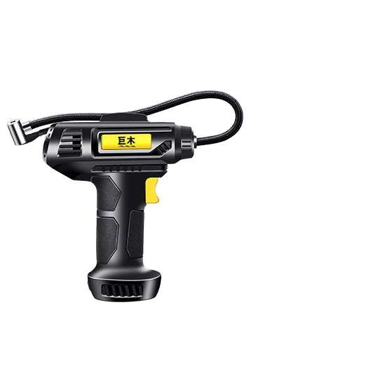 Automatic Air Compressor Lithium Battery-Cordless Tire Inflator for Car Bike Sports Equipment and More-Carrying Case