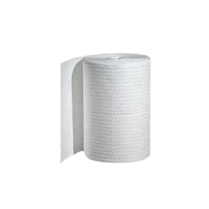 100% PP Standard Weight Melt-blown Oil Absorbent Rolls for Oil Spil Cleaning