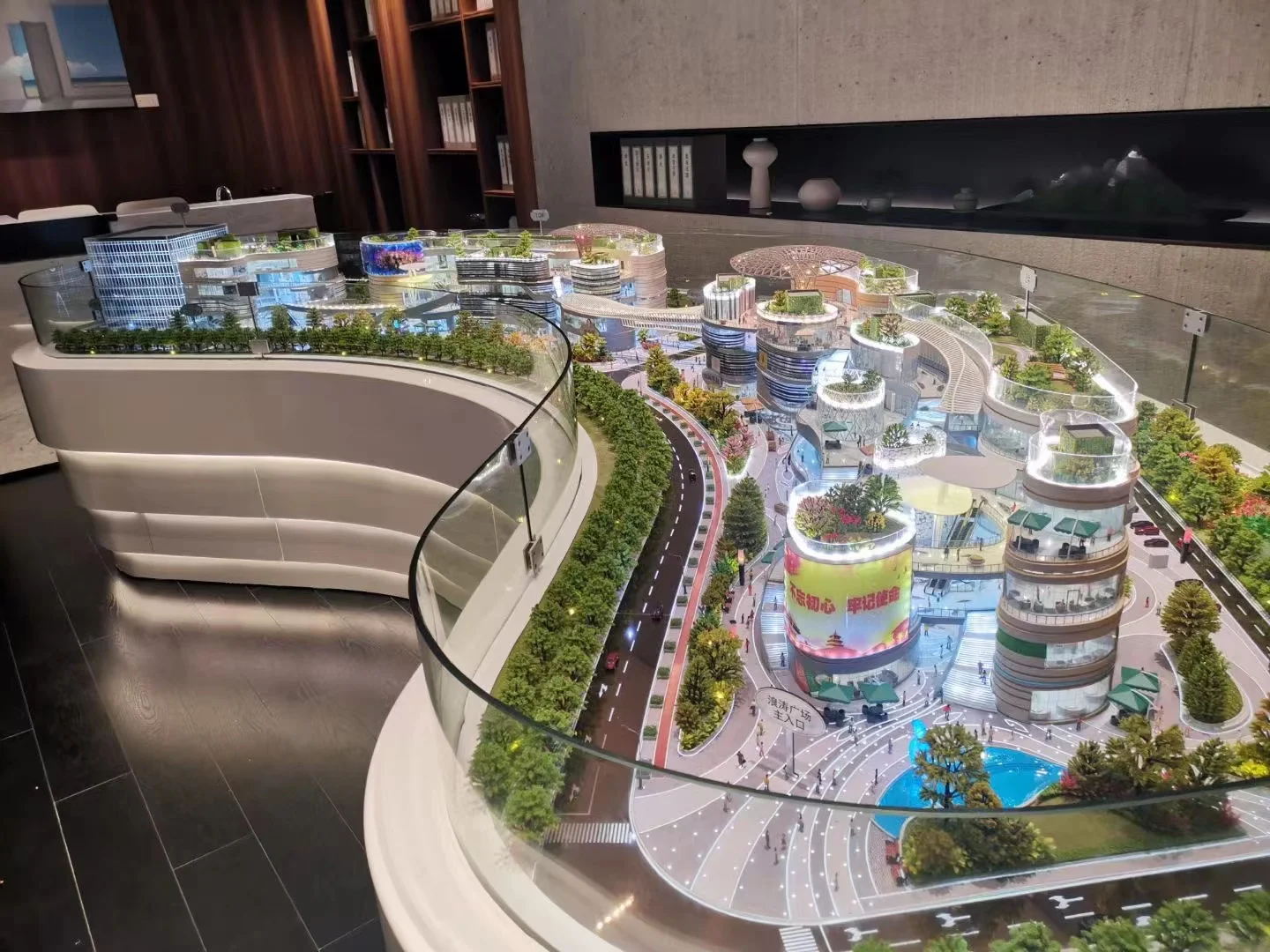 2021 new Architectural building model  scale models Dynamic Commercial Lifting Sand Table