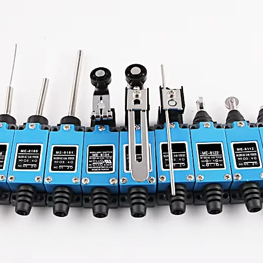 CNC ME-8108 Travel Limiter Machine Tool Automatic Reset Limit Switch with 5A Max Current IP65 Protection CE Certified
