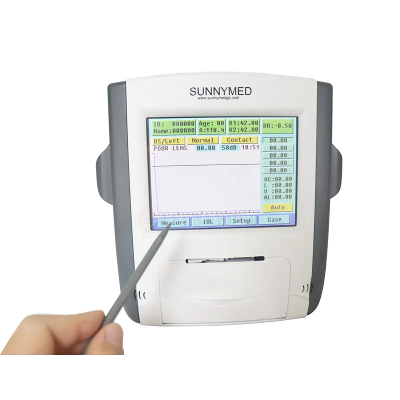 SY-V046 Touch Screen Ophthalmic Ultrasound Biometer A Scan Pachymeter with High Accuracy