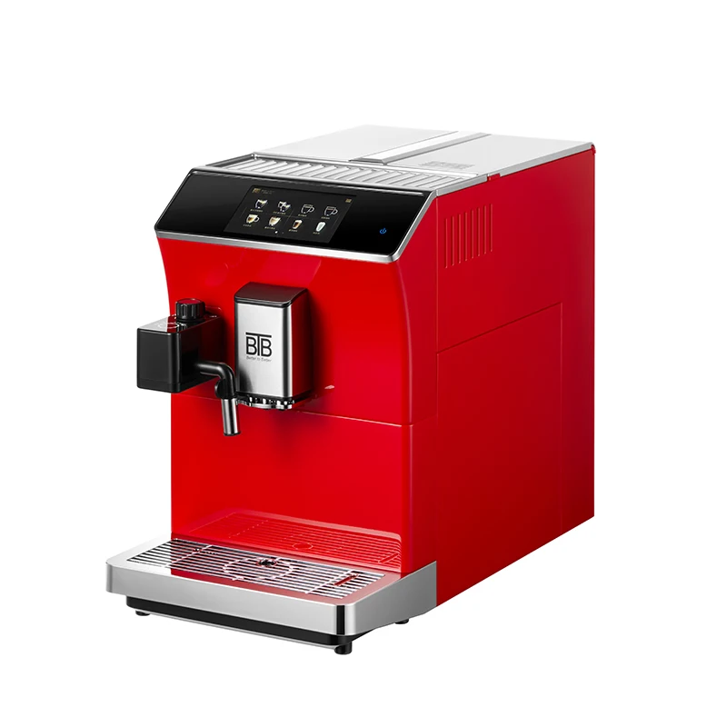 BTB-203 high quality espresso coffee maker fully automatic Milk Frother Built-in Grinder Intuitive Touch Display