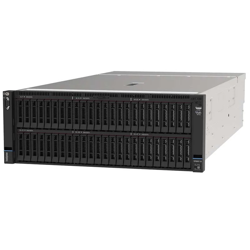 Лидер продаж Оригинальная быстрая доставка система ThinkSystem SR860 V3 Intel Xeon Gold 6448H 4U стойка сервер 540-8i