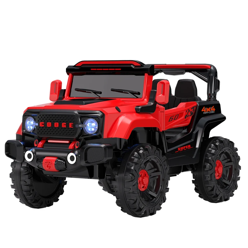 Four Drive 6V/7A Battery 2 Seats Electric Car Kids Off Road Children Baby Toy Car Ride on Car for Kids to Drive Remote Control.