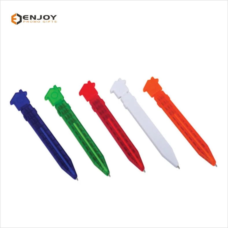 Promotional House Shape Flat Ballpoint Pen/Ballpen/Ball pen with Magnetic Strip on Back