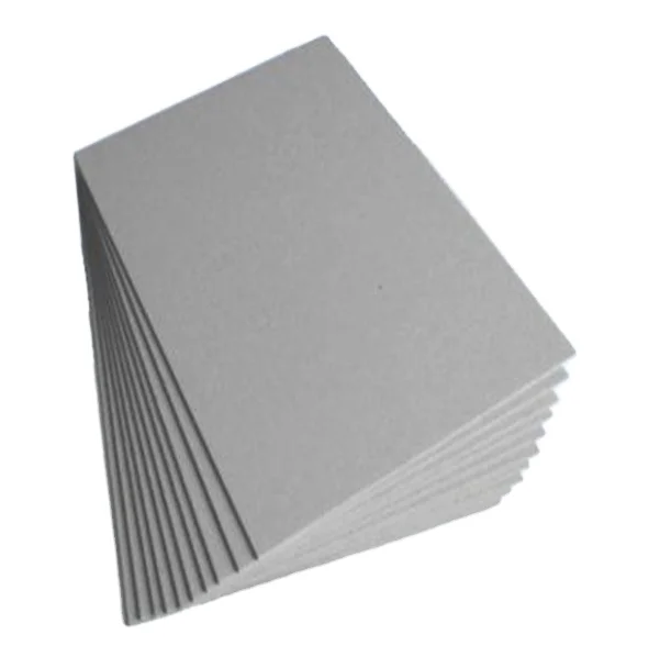 
1000gsm 1500gsm Laminated paper grey chip straw hard board 2mm for arch file 