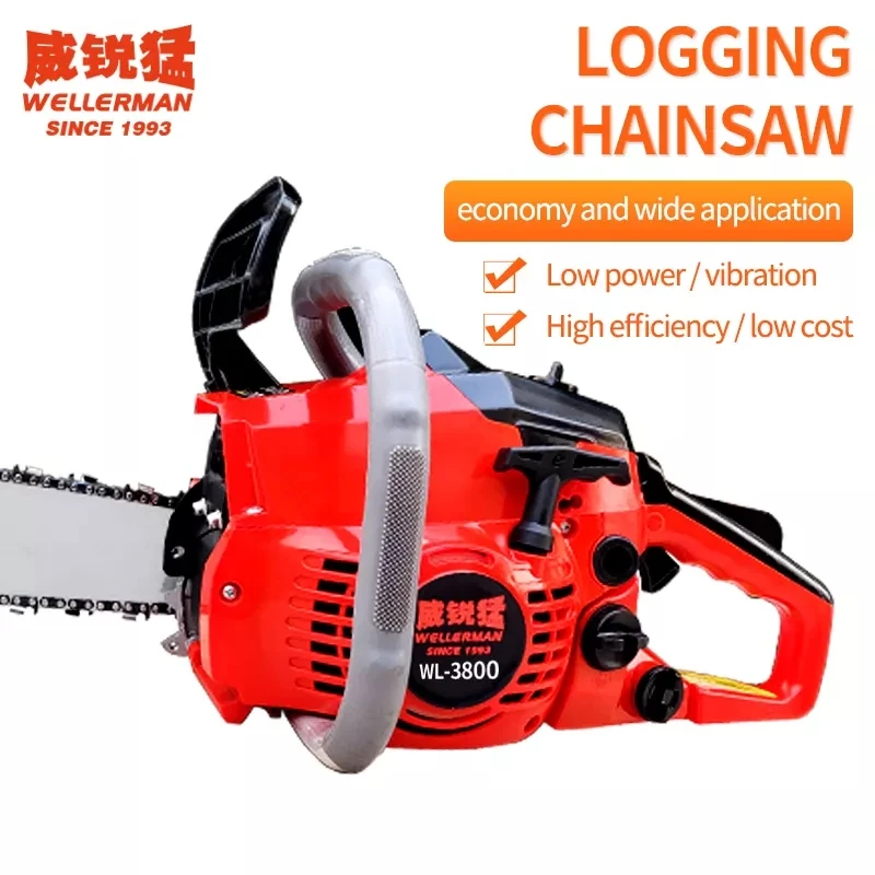 38cc Chainsaw Power Gasoline Chain Saw Gas Chain Saw Home Use Chainsaw For Wood Cutting