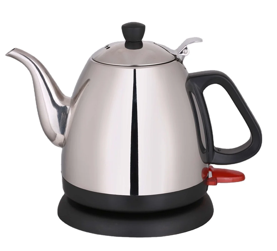 1.2l Smart Appliances 304 Stainless Steel Retro electric Gooseneck Pour Over Pouring Coffee Kettle